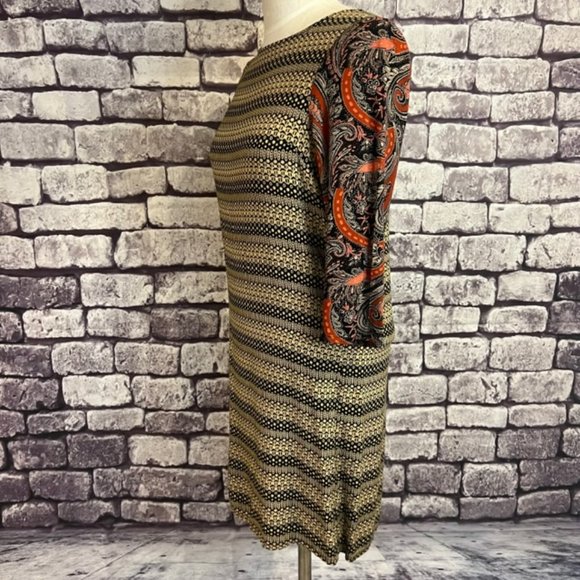 THML 3/4 Sleeve Crew Neck Dress Size Small - Picture 4 of 11